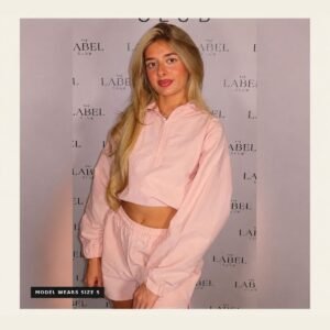 Windbreaker & Shorts Set — Peach
