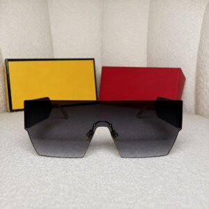 F35111.shop Shield Sunglasses — Black / Gold