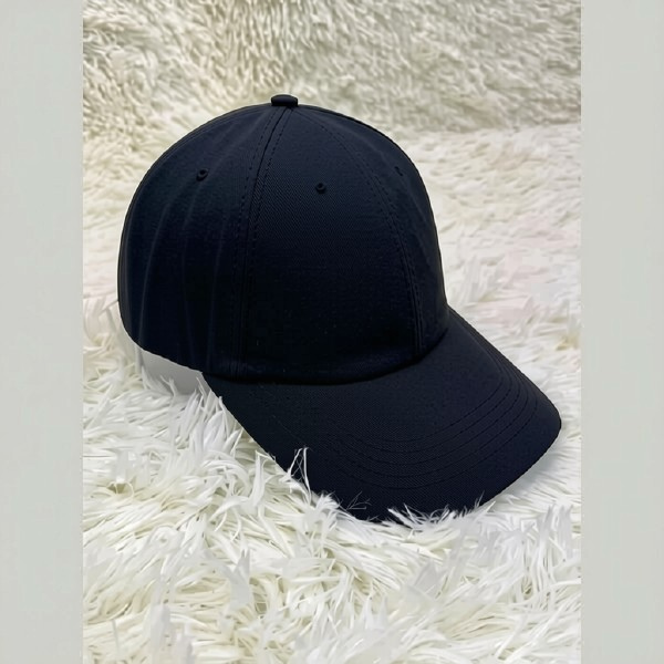 Canvas Baseball Cap — Black