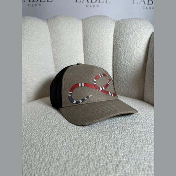 Supreme Kingsnake Trucker Cap — Beige
