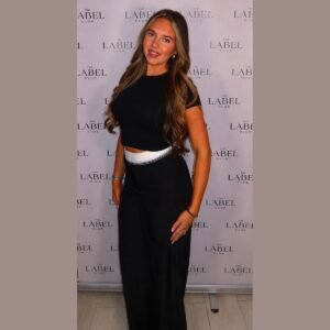 LUPNTSTBLK.shop_-1 Crop Tee & Wide-Leg Set — Black