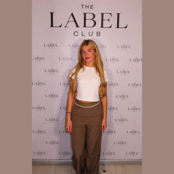 Crop Tee & Wide-Leg Set — Mocha