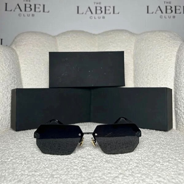 MBWARRIORS_1-600x600 Done Warriors Rimless Angular Sunglasses — Black
