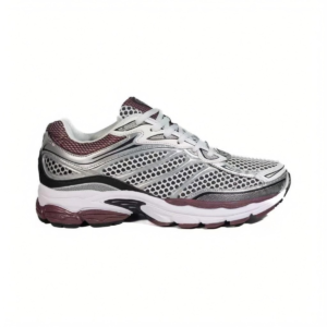 Trainers — White / Maroon / Black